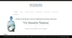 Desktop Screenshot of bioterapianutrizionale.com