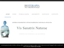 Tablet Screenshot of bioterapianutrizionale.com